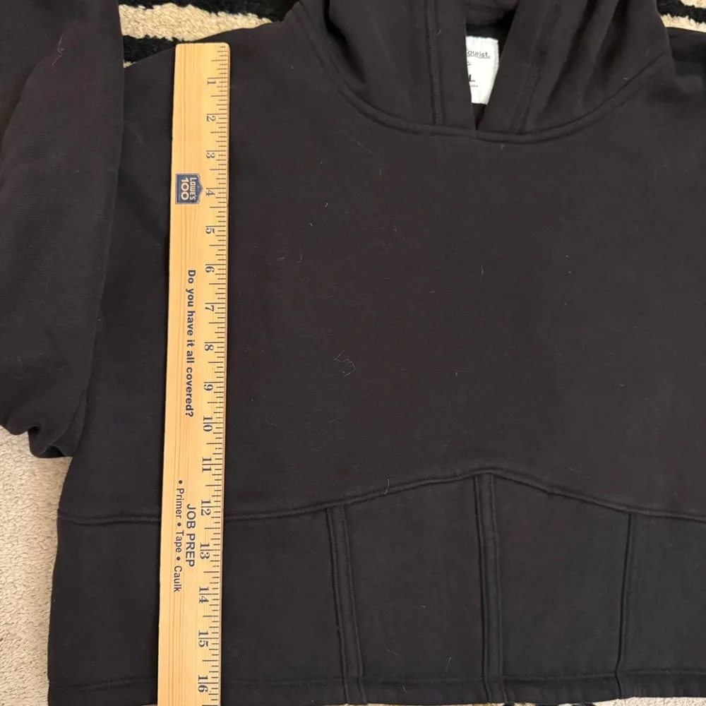 Social Tourist Crop Corset Detail Sweater Black XXL NWT - Picture 7 of 10